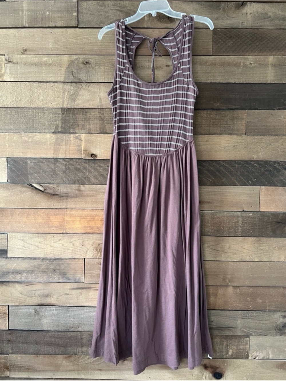 Free People Brown Striped Midi Dress - Picture 3 of 6